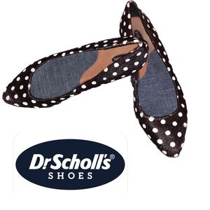 Dr.Scholls Polka Dot Black/white loafer